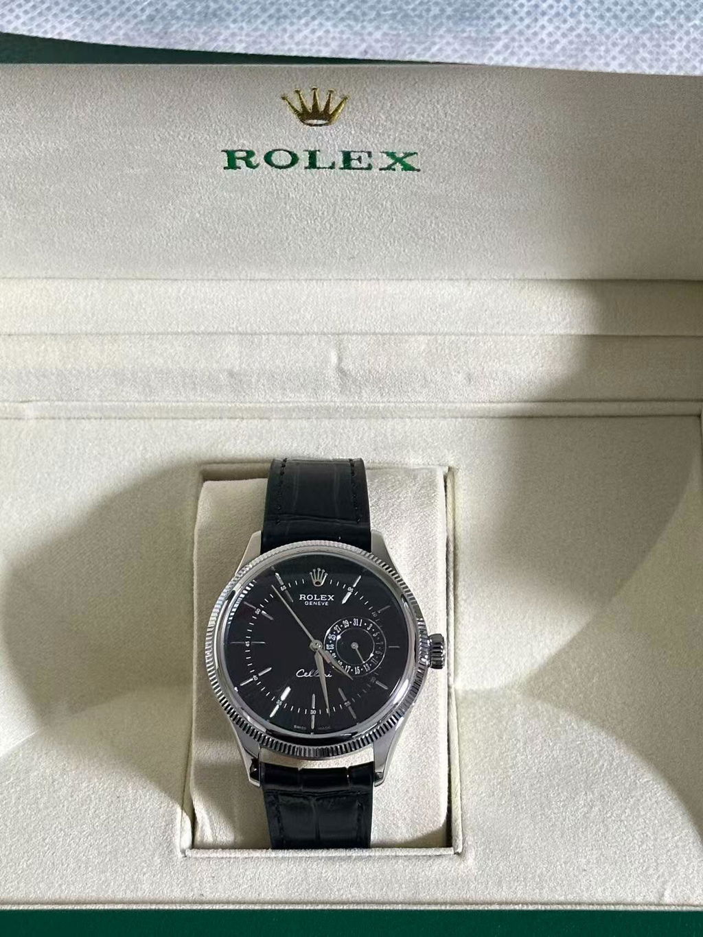 로렉스 셀리니 가죽 40mm
