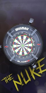 Customer photo of their Luke Littler Dartboard Backboard Back Drop PDF Download