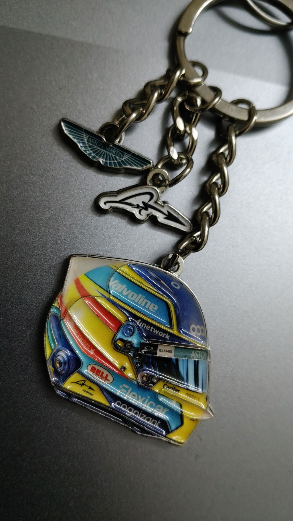 Fernando Alonso Helmet Keychains