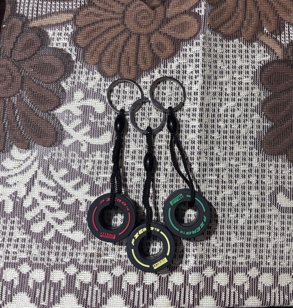 Pirelli Tyre Keychains