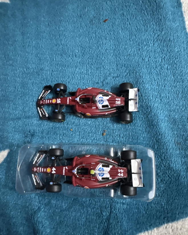 Customer photo for Lewis Hamilton #44 - Ferrari SF-25 // 1:64 Scale Model