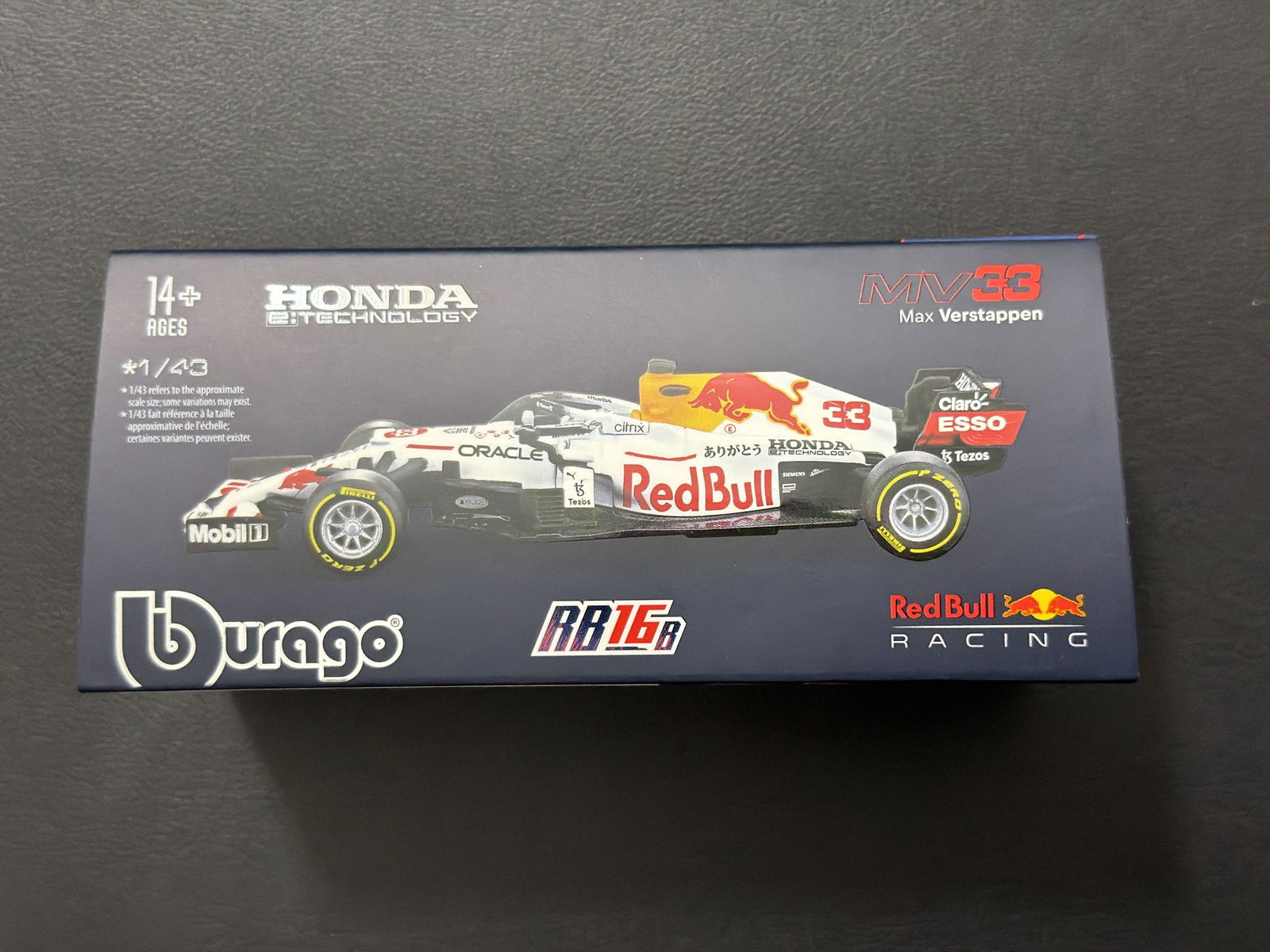 Customer photo for RB16B Turkish livery (#33 Max Verstappen) // 1:43 Scale Model