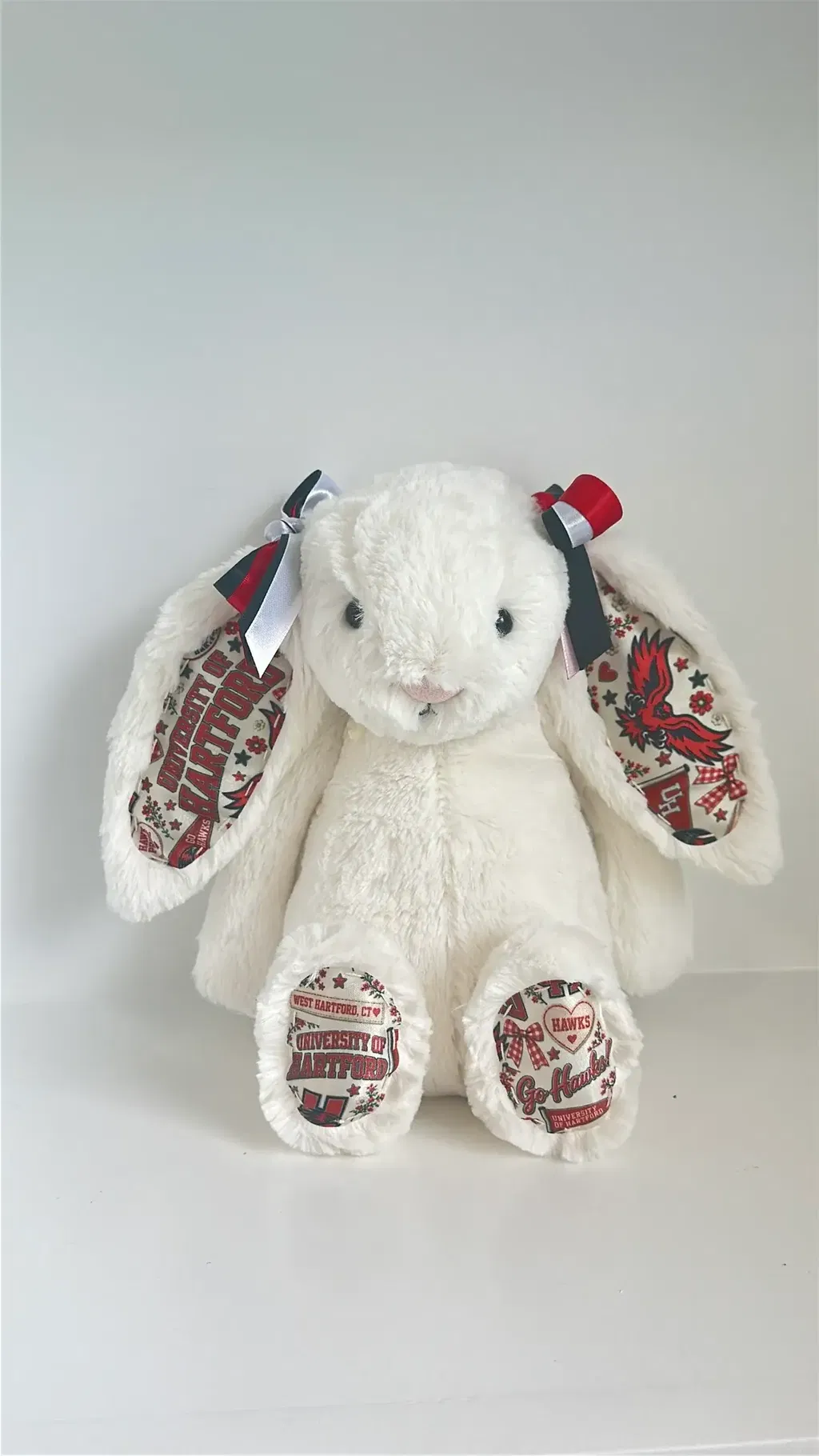 University of Hartford Fully Custom Jellycat Bunny
