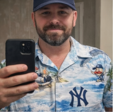 All Baseball Teams Mascot Beach Viber Button-Up Unisex Hawaiian Shirt For Men & Women
