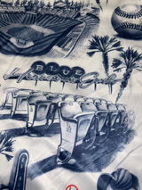 LAD Baseball Stadium SGA Blue Vibe Unisex Hawaiian Shirt