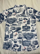 LAD Baseball Stadium SGA Blue Vibe Unisex Hawaiian Shirt
