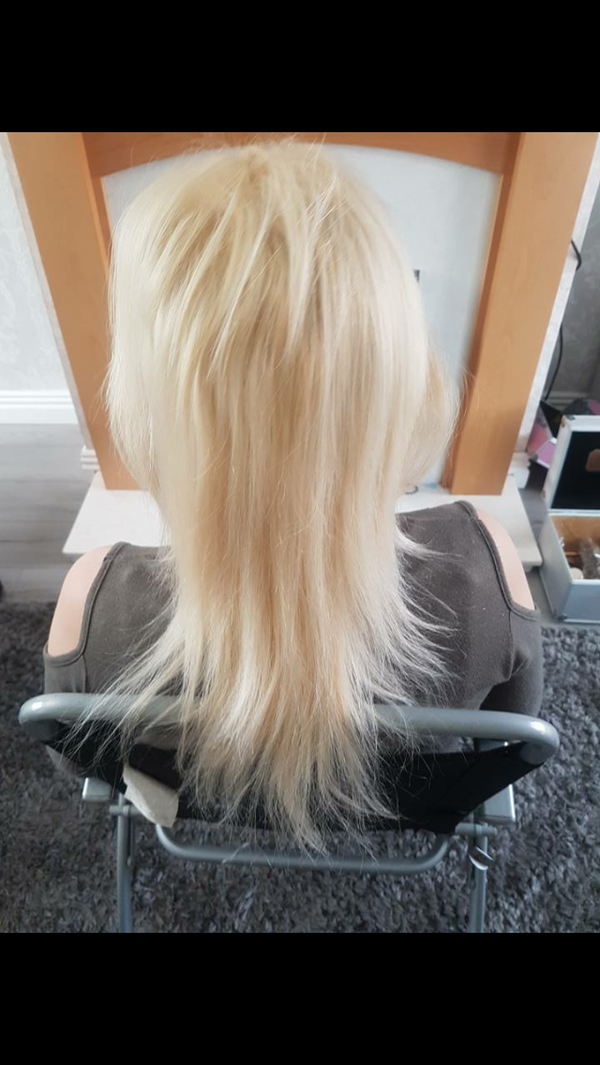 Shampoo for damaged hair results: customer photo shared by Sophie W