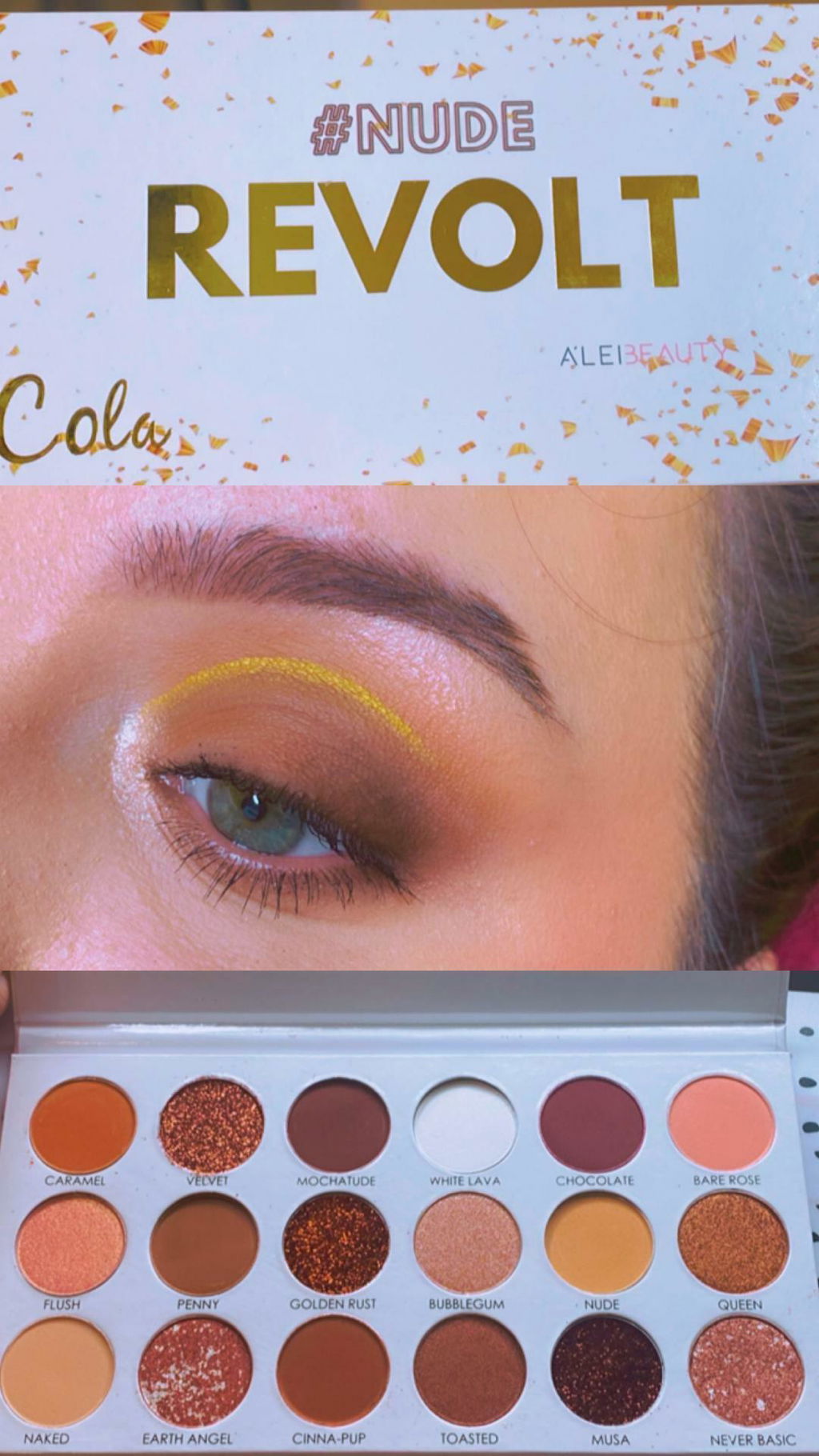 #NudeRevolt Pressed Eyeshadow Palette