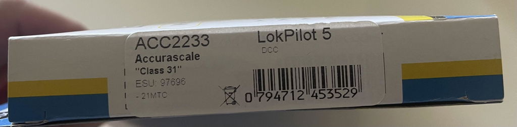 Class 31 Lokpilot DCC Decoder