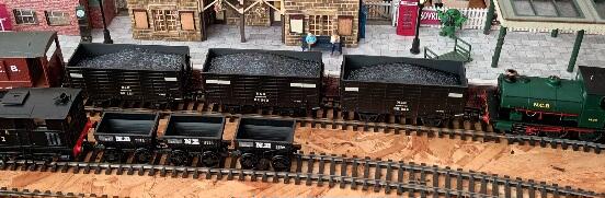 P7 Hopper - NCB (Brodsworth) Black, with white planks - Triple Pack