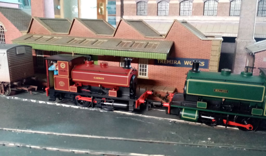 Andrew Barclay 0-4-0ST 14" 'Carbon' in NCB lined maroon