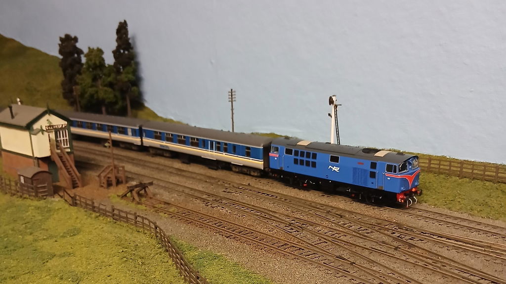 103 'Merlin' NIR Blue, with Red Chevrons