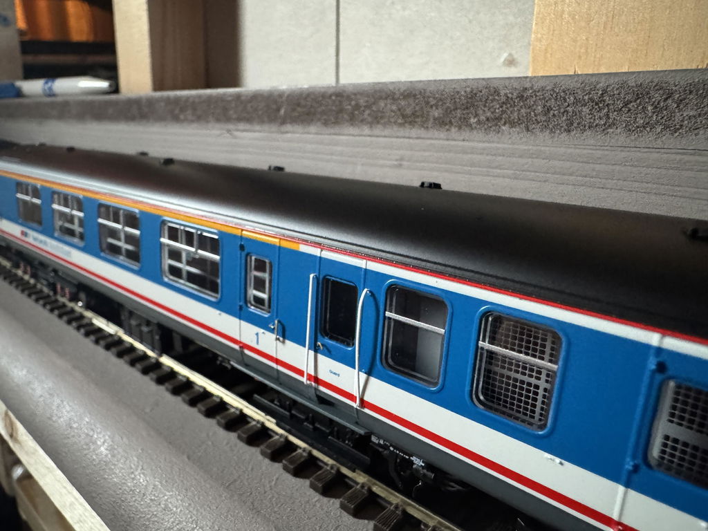 BR Mk.2c (large toilet window) BFK 17120 Network SouthEast w/West of England route branding