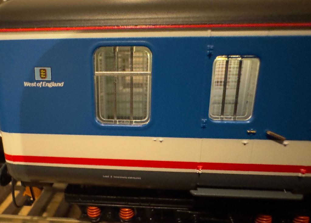 BR Mk.2c (large toilet window) BFK 17120 Network SouthEast w/West of England route branding