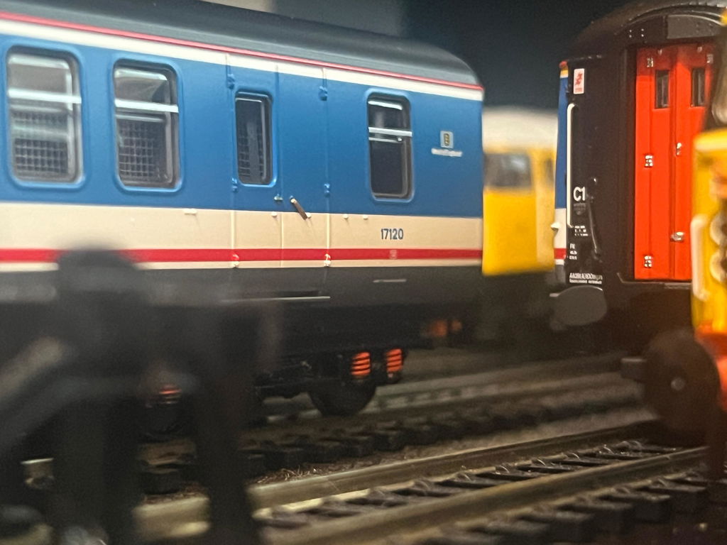 BR Mk.2c (large toilet window) BFK 17120 Network SouthEast w/West of England route branding