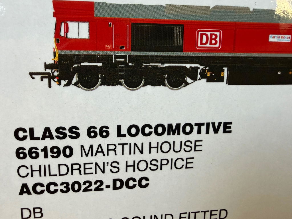 Class 66 - DB - 66190 - DCC Sound Fitted