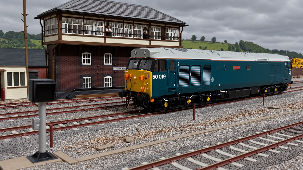 Class 50 - Laira blue - 50019 'Ramillies' - DCC Sound