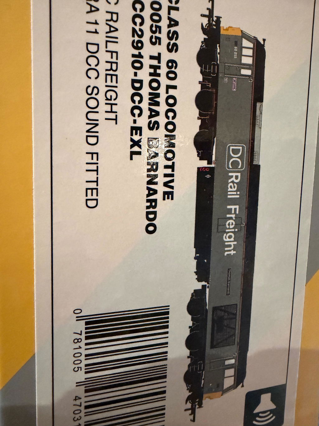 Class 60 - DCR - 60055 - DCC Sound Fitted