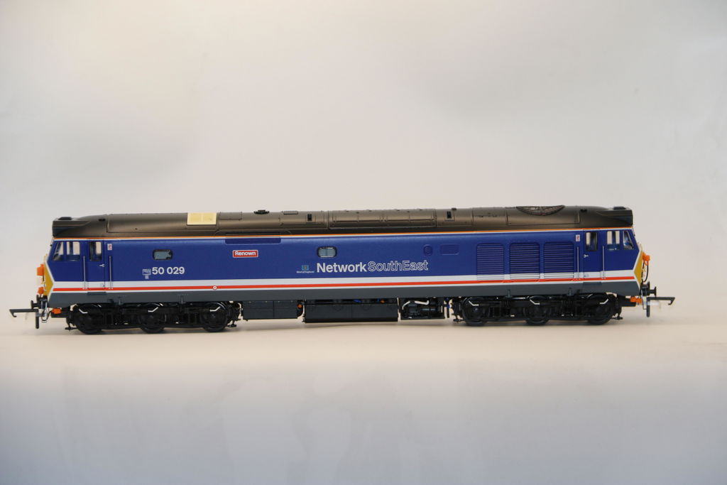 Class 50 - Revised NSE (dark blue w/WofE branding) - 50029 'Renown' - DCC Sound