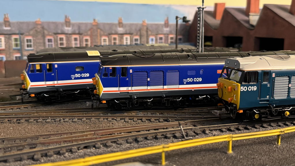 Class 50 - Revised NSE (dark blue w/WofE branding) - 50029 'Renown'