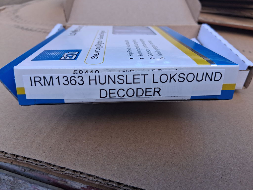 NIR Hunslet Loksound DCC Sound Decoder