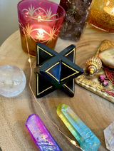 Kabbalah Crystal - Onyx Star of David