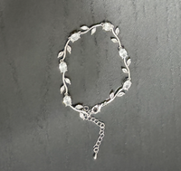 Bethany - Cubic Zirconia Bridal Bracelet - Silver, Gold & Rose Gold