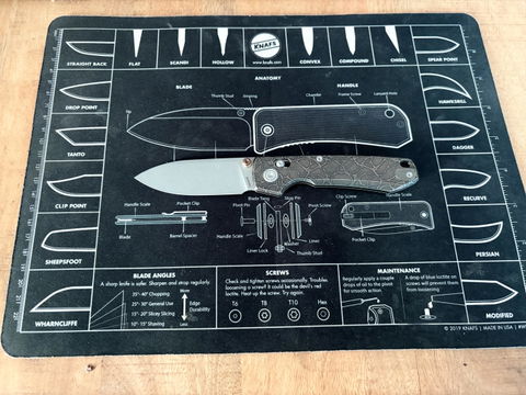 Raccoon TiSlim | Acid Wash Copper Ti + Acid Stonewash S35VN - A4508