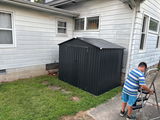 8x6 shed assembled review photo
