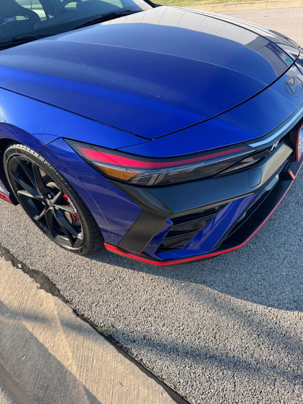 Headlight Day Time Running Light DRL Tint for 2024+ Elantra and Elantra N