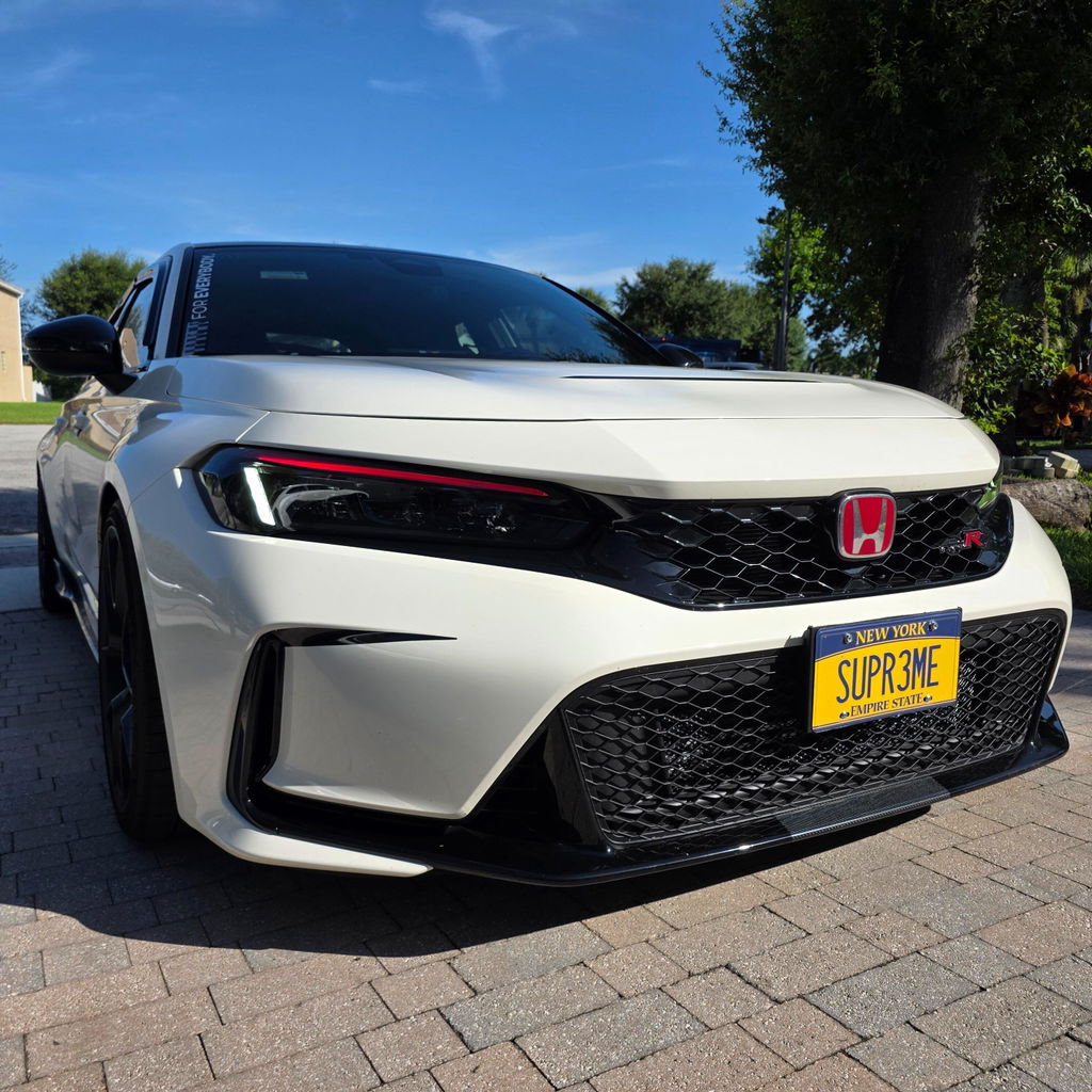 2023+ Honda Civic Type-R FL5 Front Bumper Fang Pre-cut Overlay