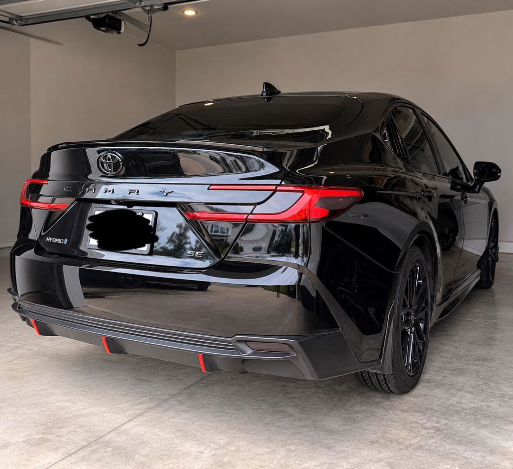 Rear Diffuser Pin-stripe Pre-Cut Overlay compatible with 2025+ Camry