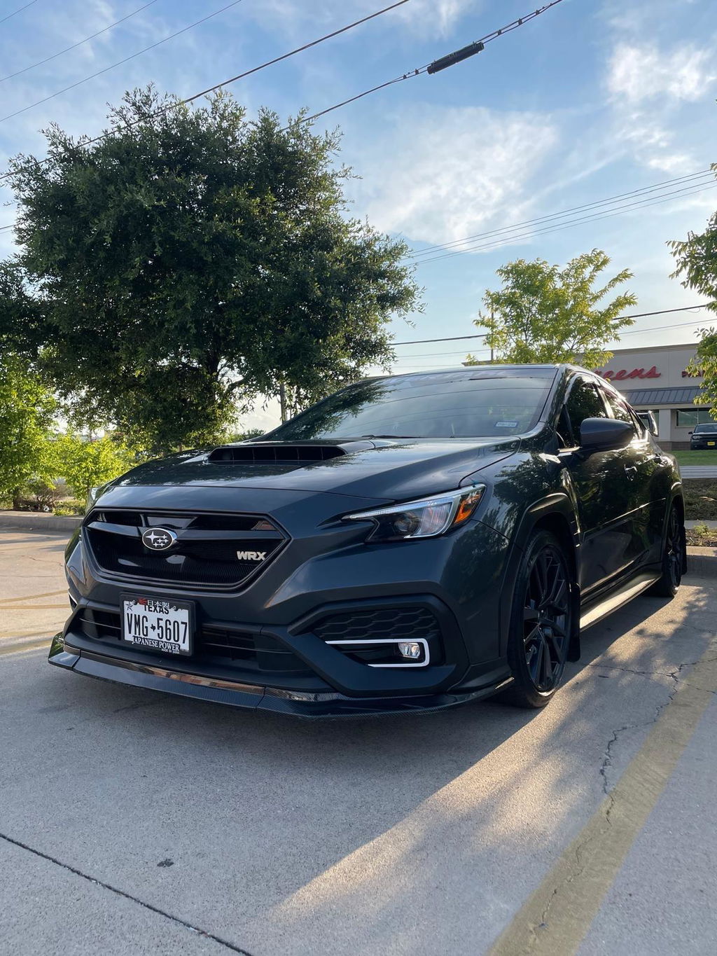 2022+ WRX Fog Light Bezel Surround Pin-Stripe Pre-Cut Overlay