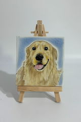 Aevumpet Custom Ceramic Pet Portrait – Personalized Handcrafted Pet Photo Painting Memorial Gift