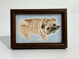 Aevumpet Custom Ceramic Pet Portrait – Personalized Handcrafted Pet Photo Painting Memorial Gift