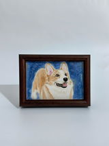 Aevumpet Custom Ceramic Pet Portrait – Personalized Handcrafted Pet Photo Painting Memorial Gift