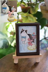 Aevumpet Custom Ceramic Pet Portrait – Personalized Handcrafted Pet Photo Painting Memorial Gift