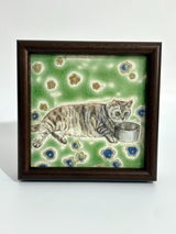 Aevumpet Custom Ceramic Pet Portrait – Personalized Handcrafted Pet Photo Painting Memorial Gift