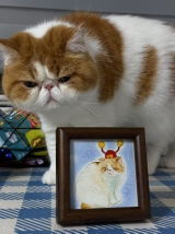Aevumpet Custom Ceramic Pet Portrait – Personalized Handcrafted Pet Photo Painting Memorial Gift