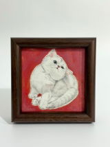 Aevumpet Custom Ceramic Pet Portrait – Personalized Handcrafted Pet Photo Painting Memorial Gift