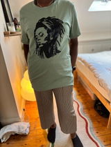'Locs' T-shirt Sage
