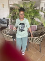 'Afro Armour Classic' Tote Bag Black