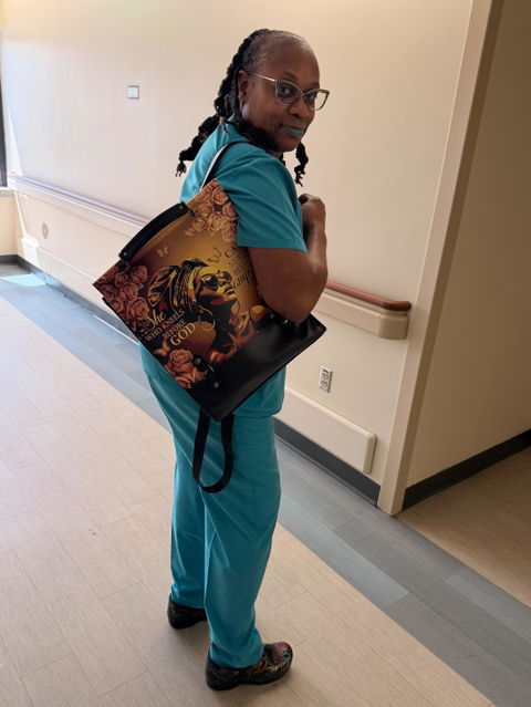Customer photo from Cassandra Selby's review of godfidence-wallet