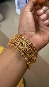 Nakshi Lakshmi Bridal Combo Bangle - Set of 6