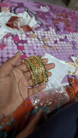 Nakshi Lakshmi Bridal Combo Bangle - Set of 6