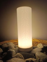 Large Poutama Cylinder Lamp