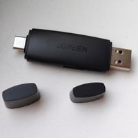UGREEN 2 in 1 CM304 Multifunction Card Reader Black 80191