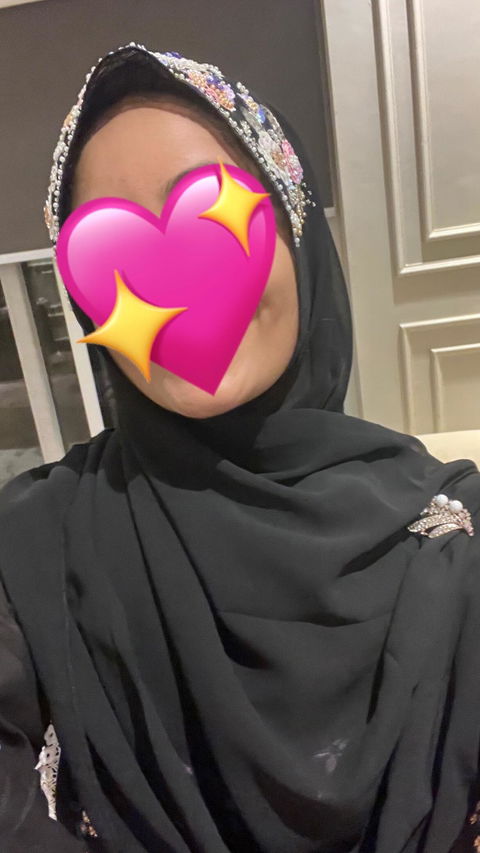 GUL E AFSHA | FESTIVE PARTY WEAR LUXURY HANDWORK BLACK HIJAB