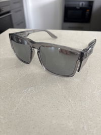 ALCMST® LAB-TECH Clear Grey Frame/Silver Mirror Polarised Lens