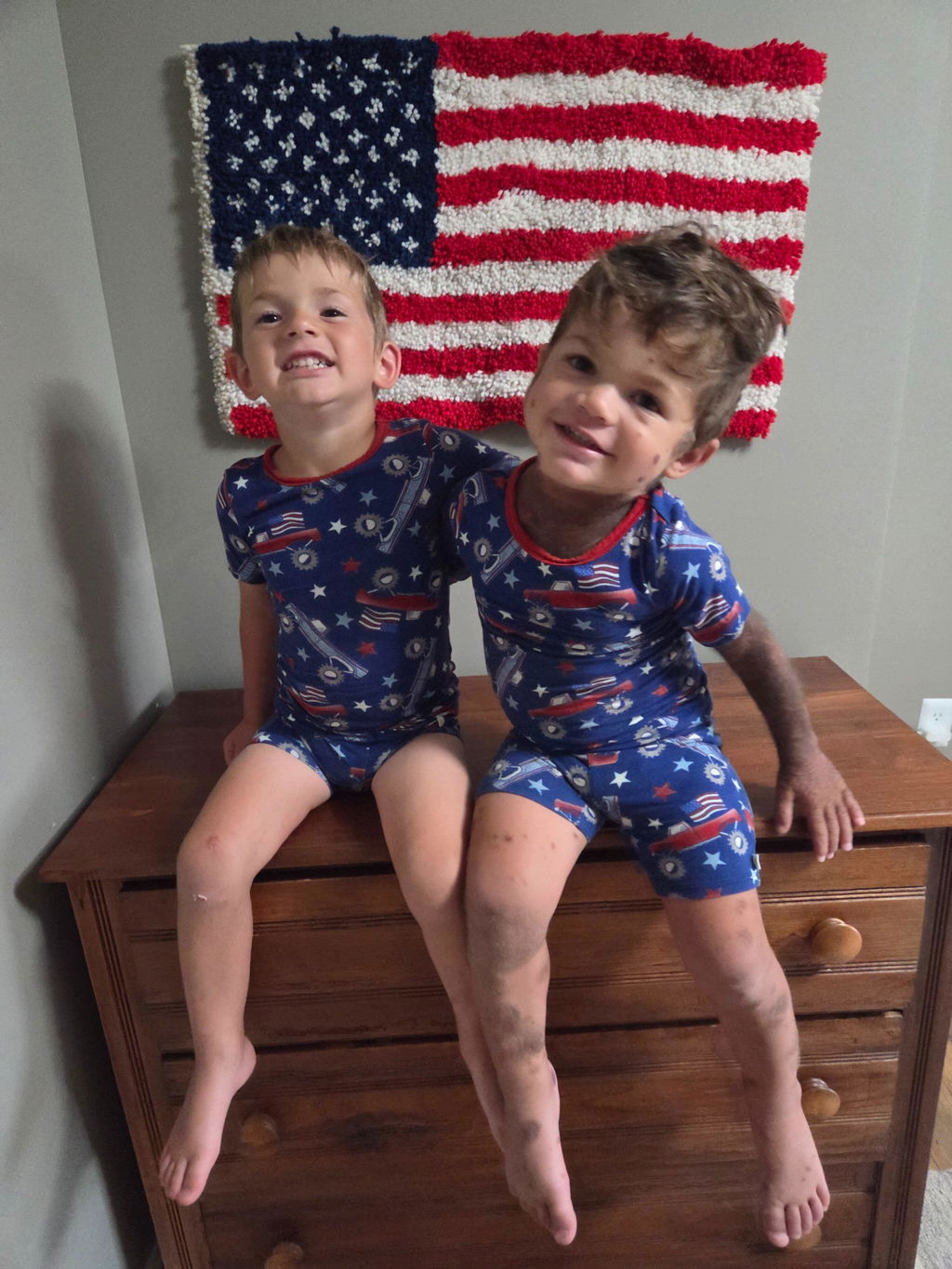 American Monster Trucks 2-Piece Shorts Set